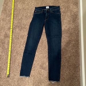 Hudson dark skinny jeans size 25